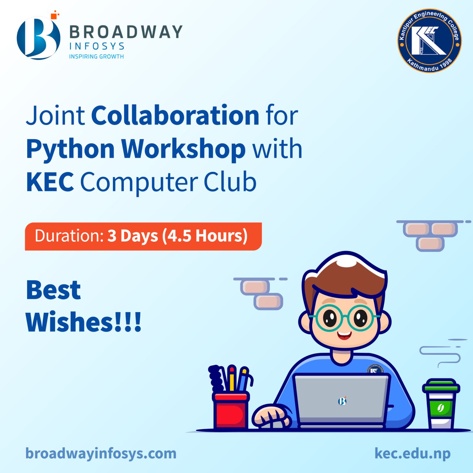 Broadway Infosys Free Python Programming Workshop