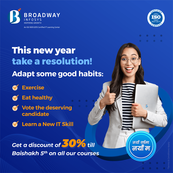 New Year 2079 Offer from Broadway Infosys