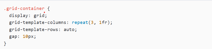 CSS Grid layout