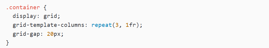 CSS Grid layout