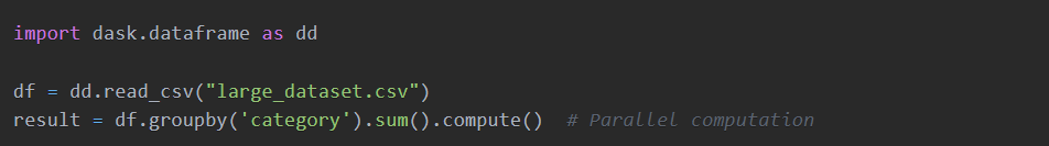 Optimizing Python Code with Dask for Big Data