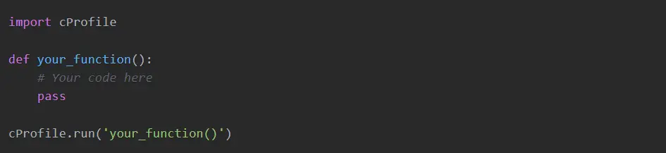 Optimizing Python Code