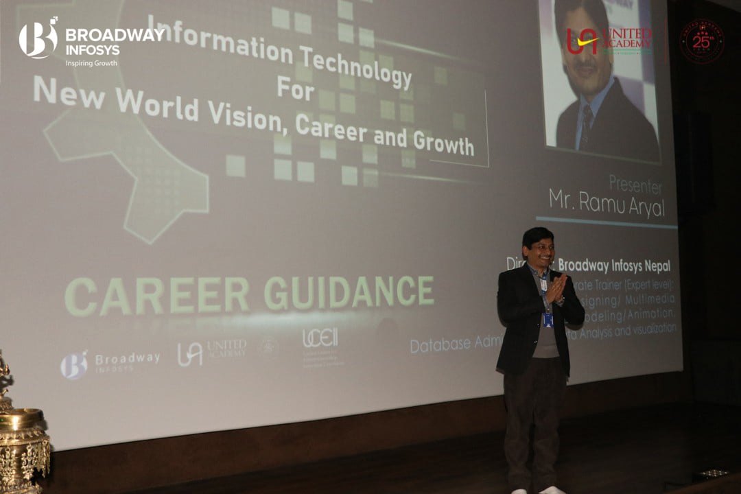 IT Orientation Presentation at United Academy, Lalitpur