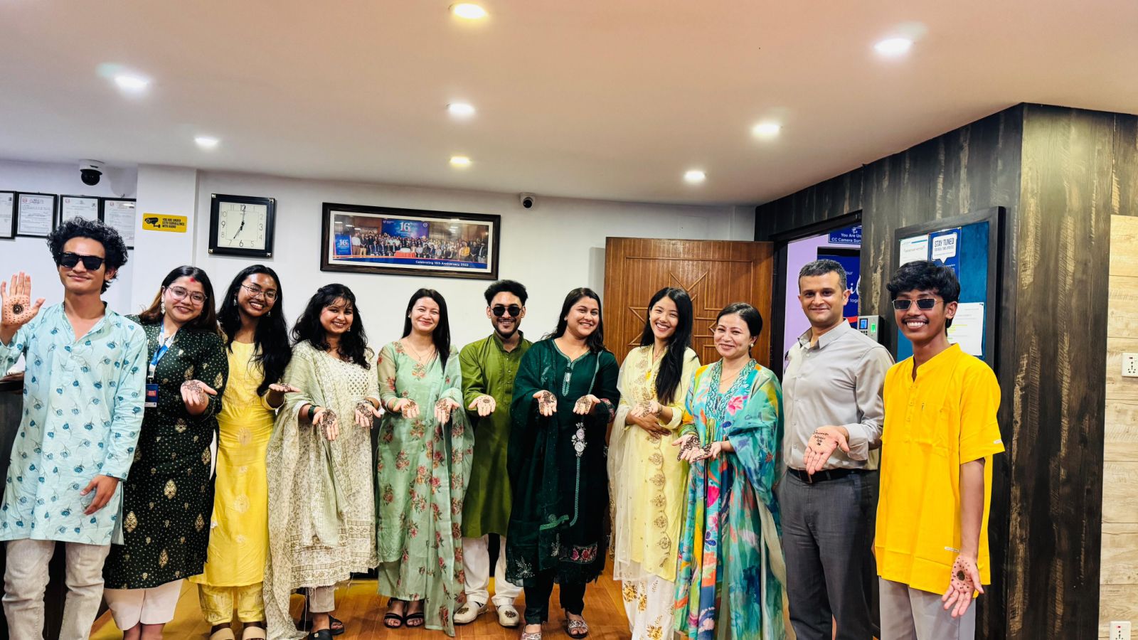 A sneak peek of Shrawan with Broadway Infosys team.