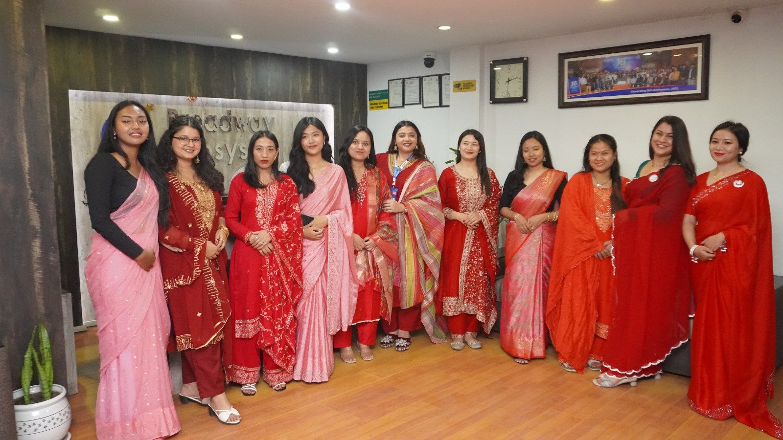 Teej Celebration with Female Staffs