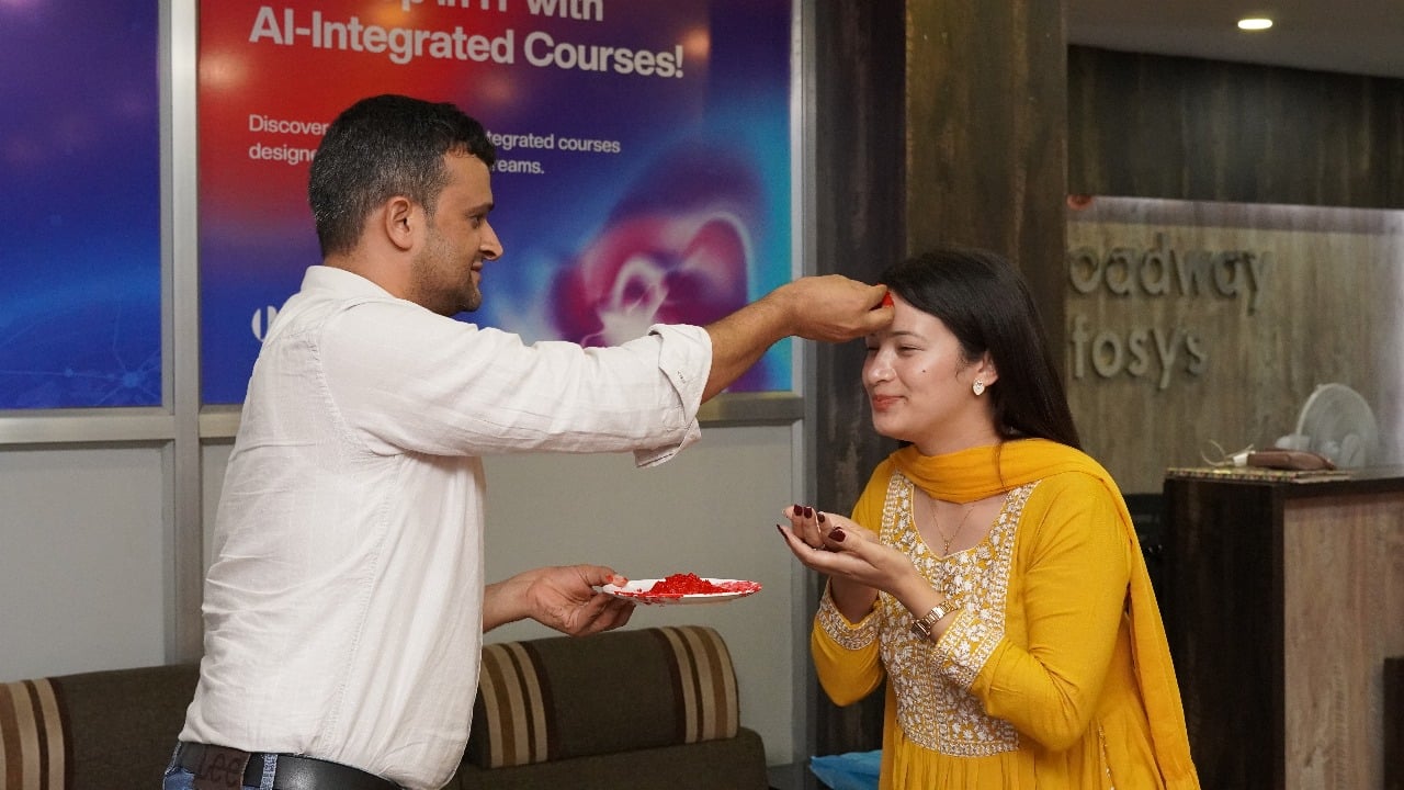 Dashain Tika at Office