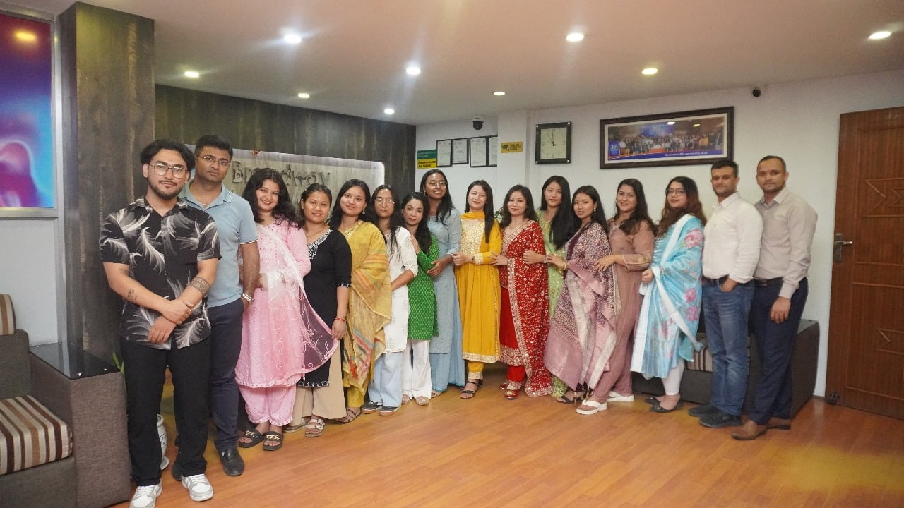 Dashain Tika at Office