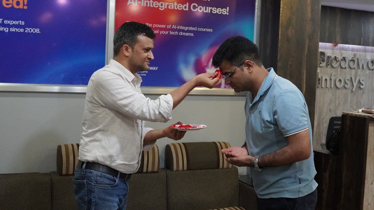 Dashain Tika at Office