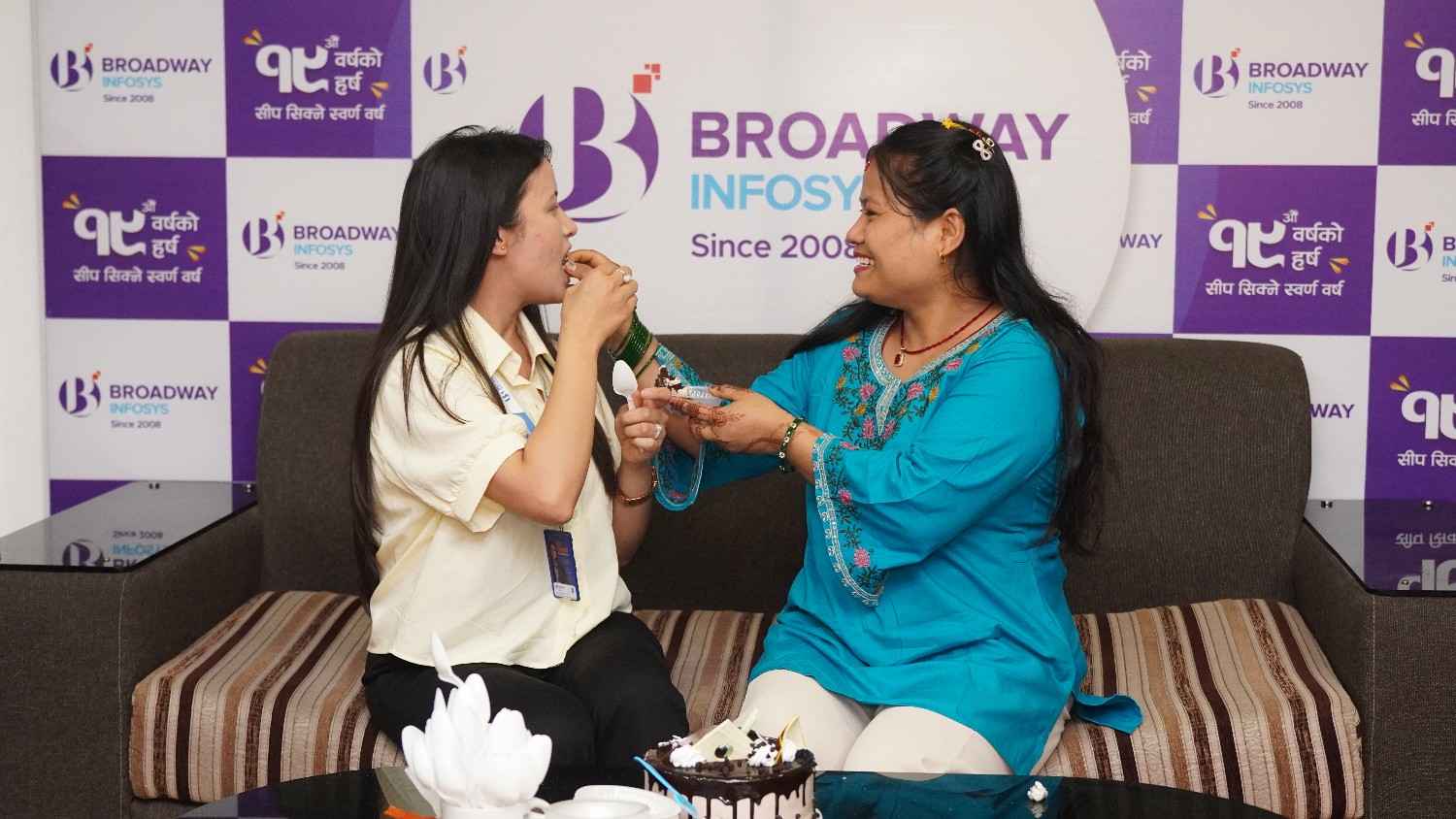 Double the Smiles, Double the Cake: Happy Birthday Riya & Sunita!