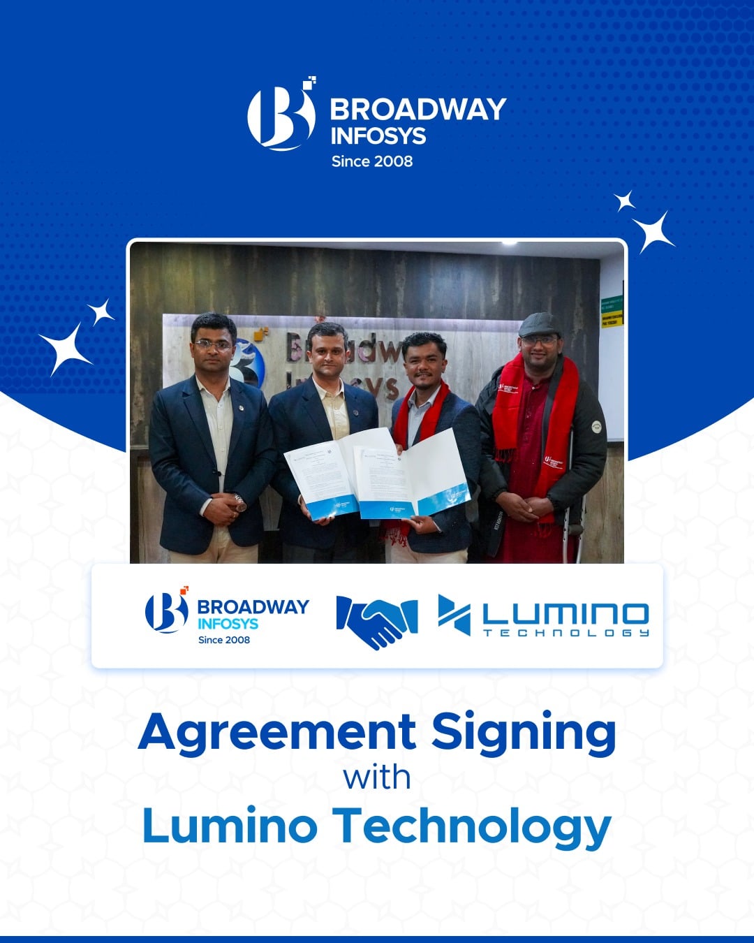 MoU Signing witn Lumino Technology