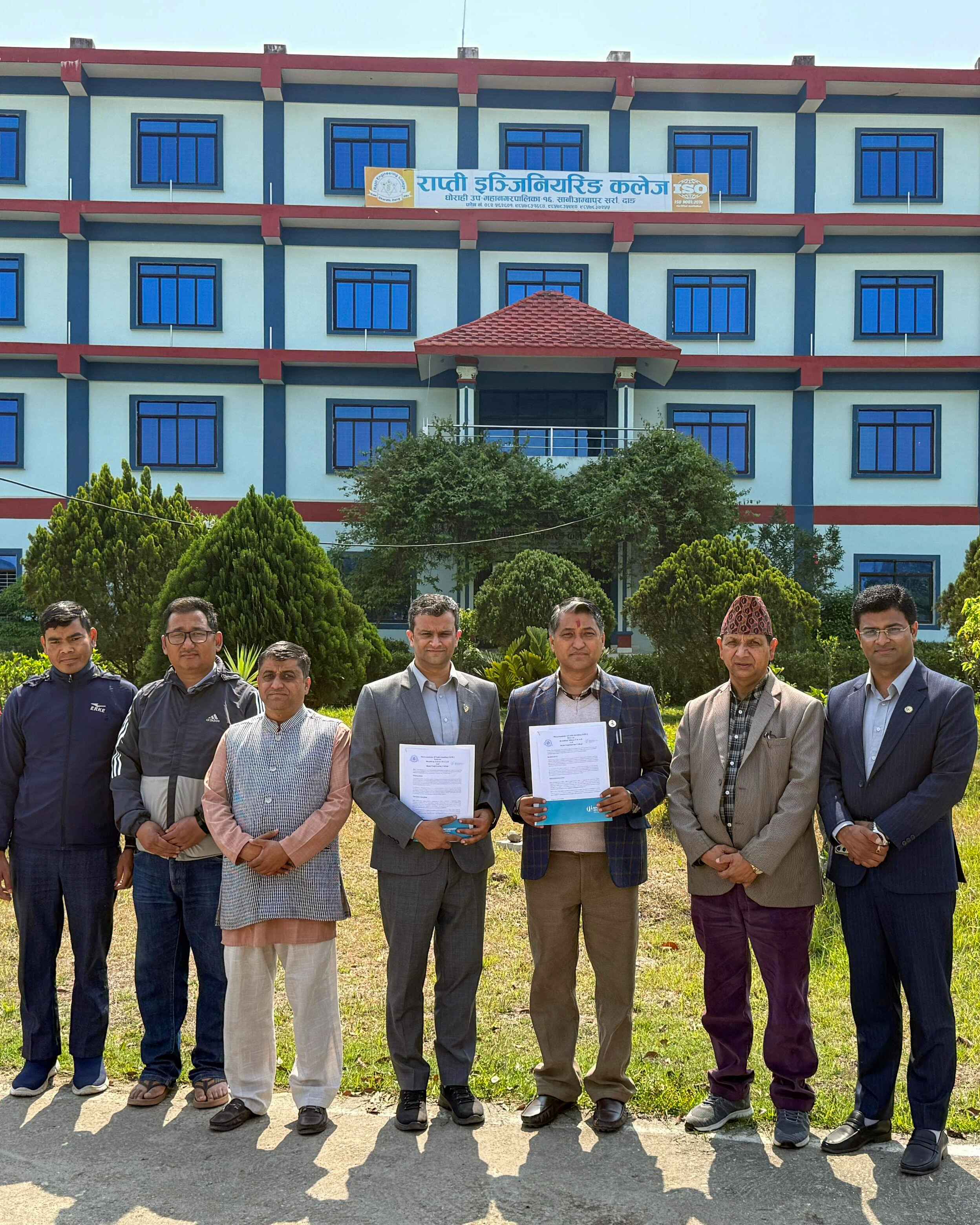 MoU Signing with Rapti Engineering College