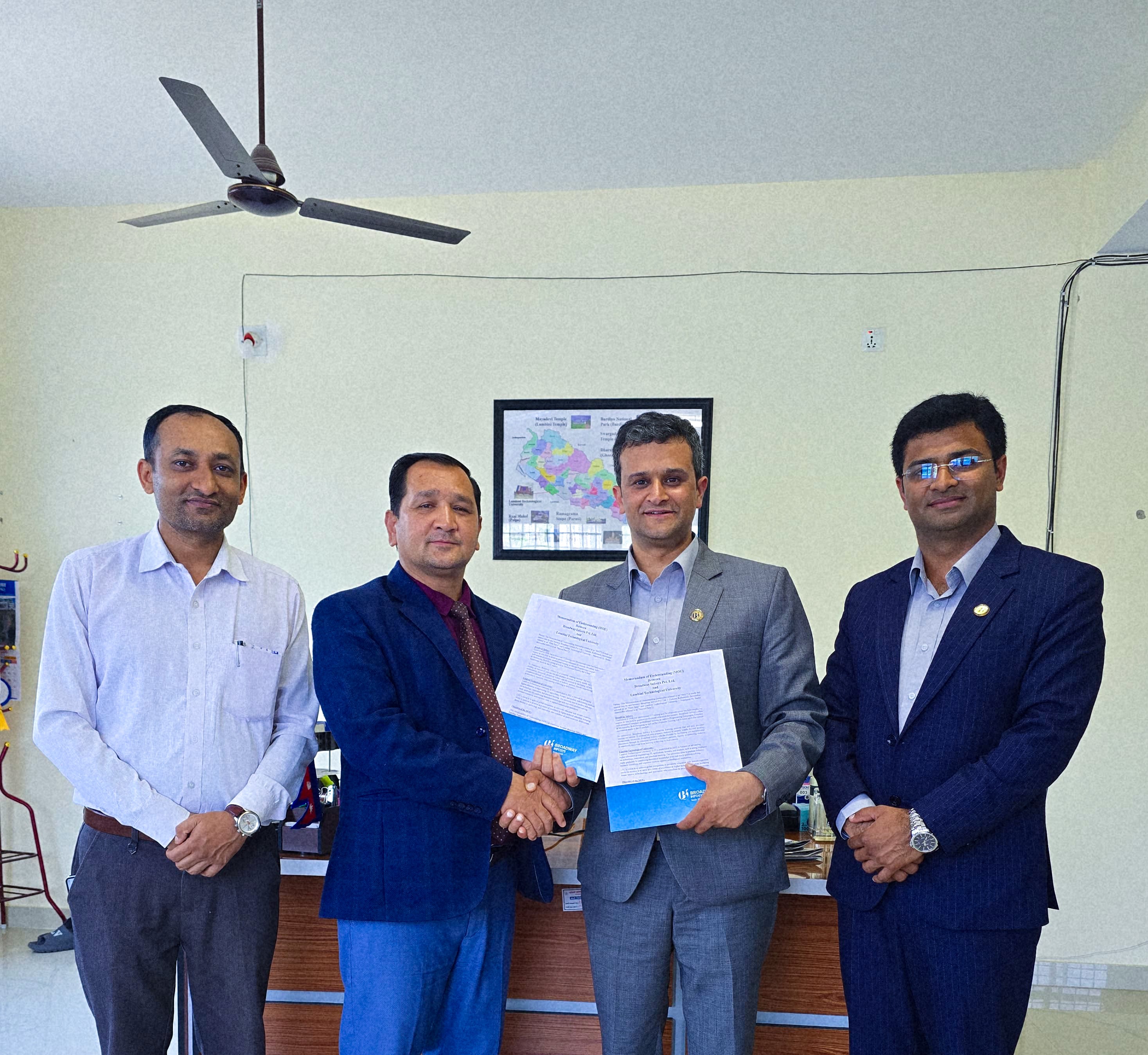 MoU Signing with Lumbini Technological University