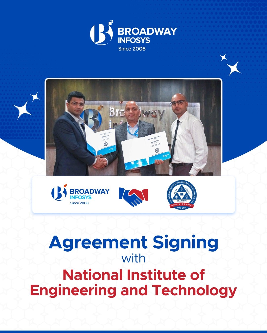 MoU Signing with National Institute of Engineering and Technology