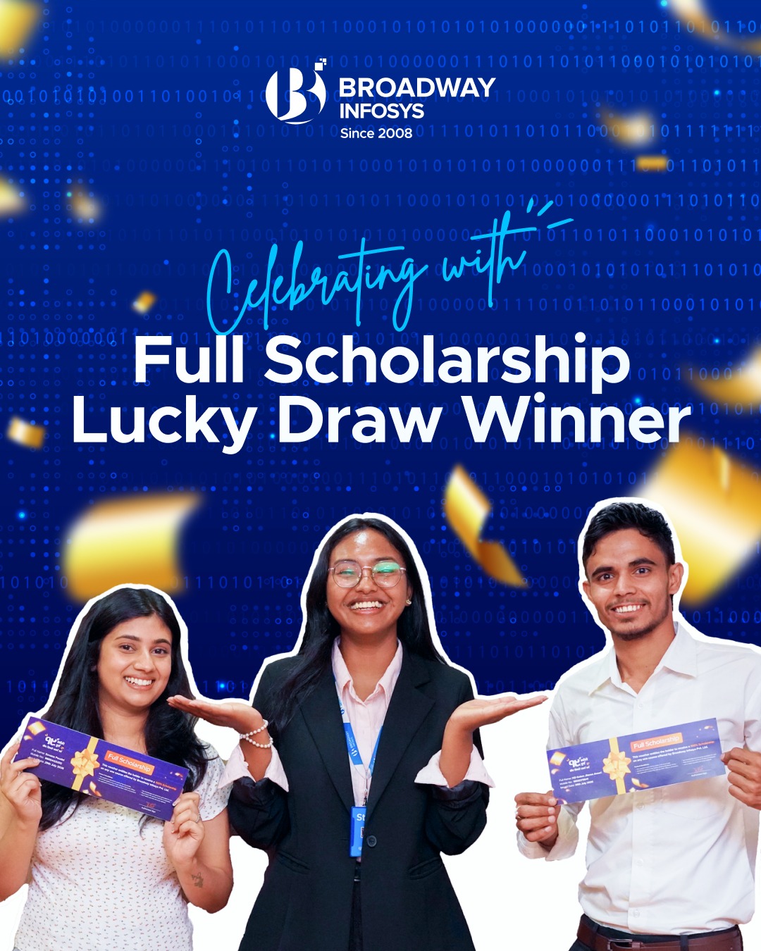 Broadway Infosys Announces Lucky Draw Winners of Its 19th Anniversary Celebration