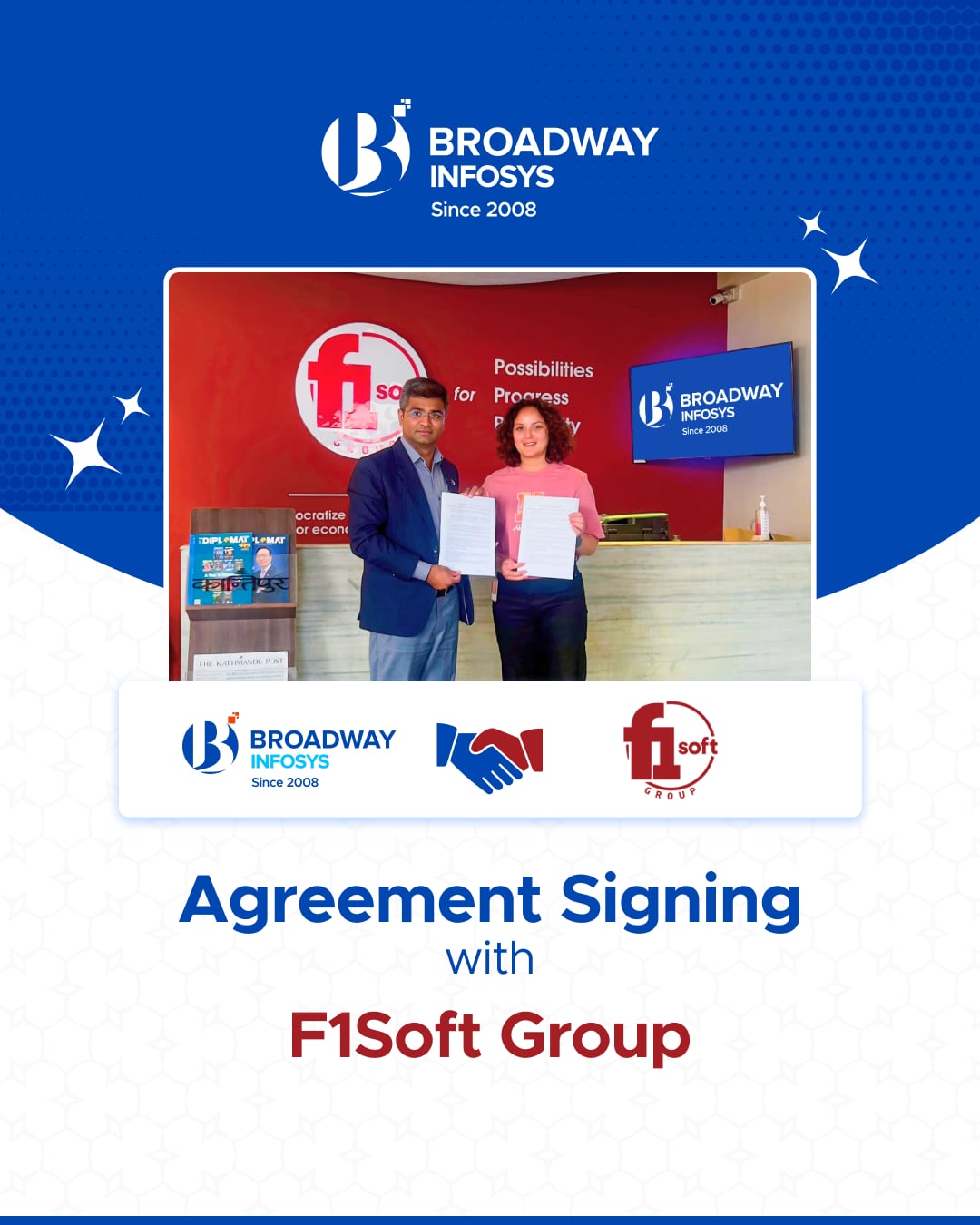 Agreement Signing with F1Soft Group