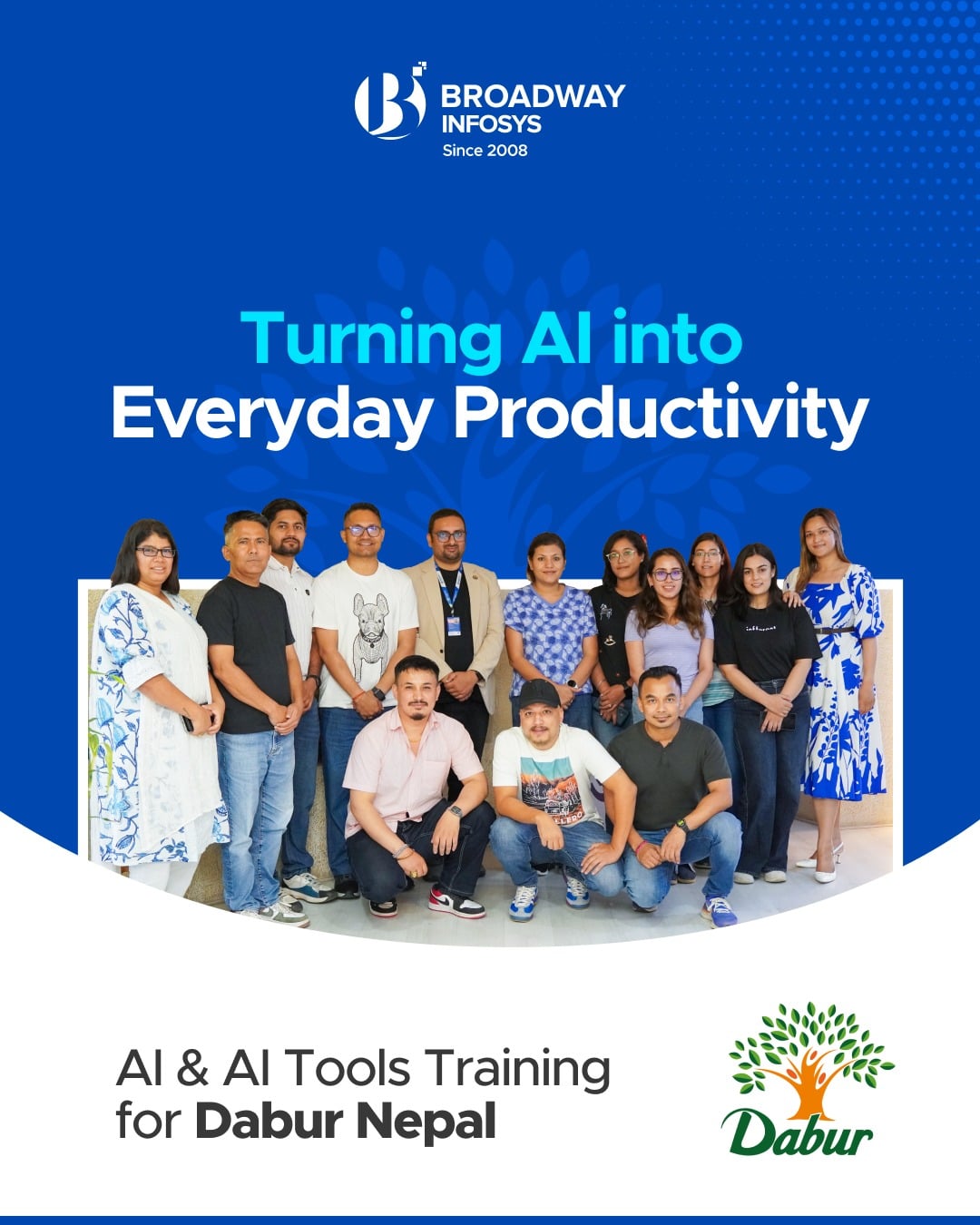 Turning AI into Everyday Productivity - AI & AI Tools Training for Dabur Nepal