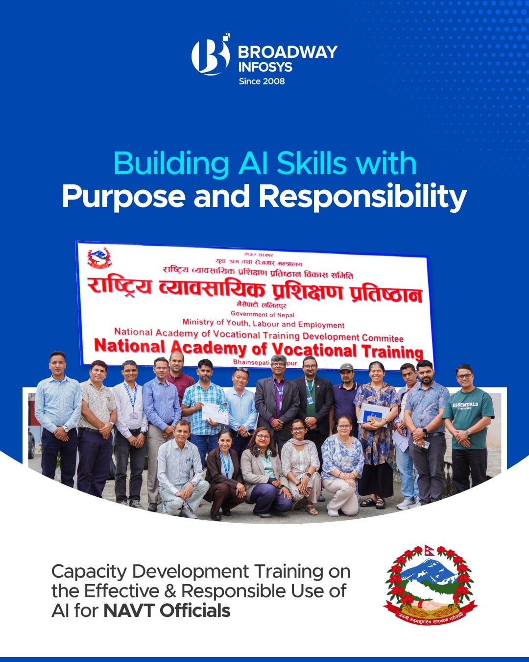 Capacity Development Training on Effective and Responsible Use of AI for NAVT Officials