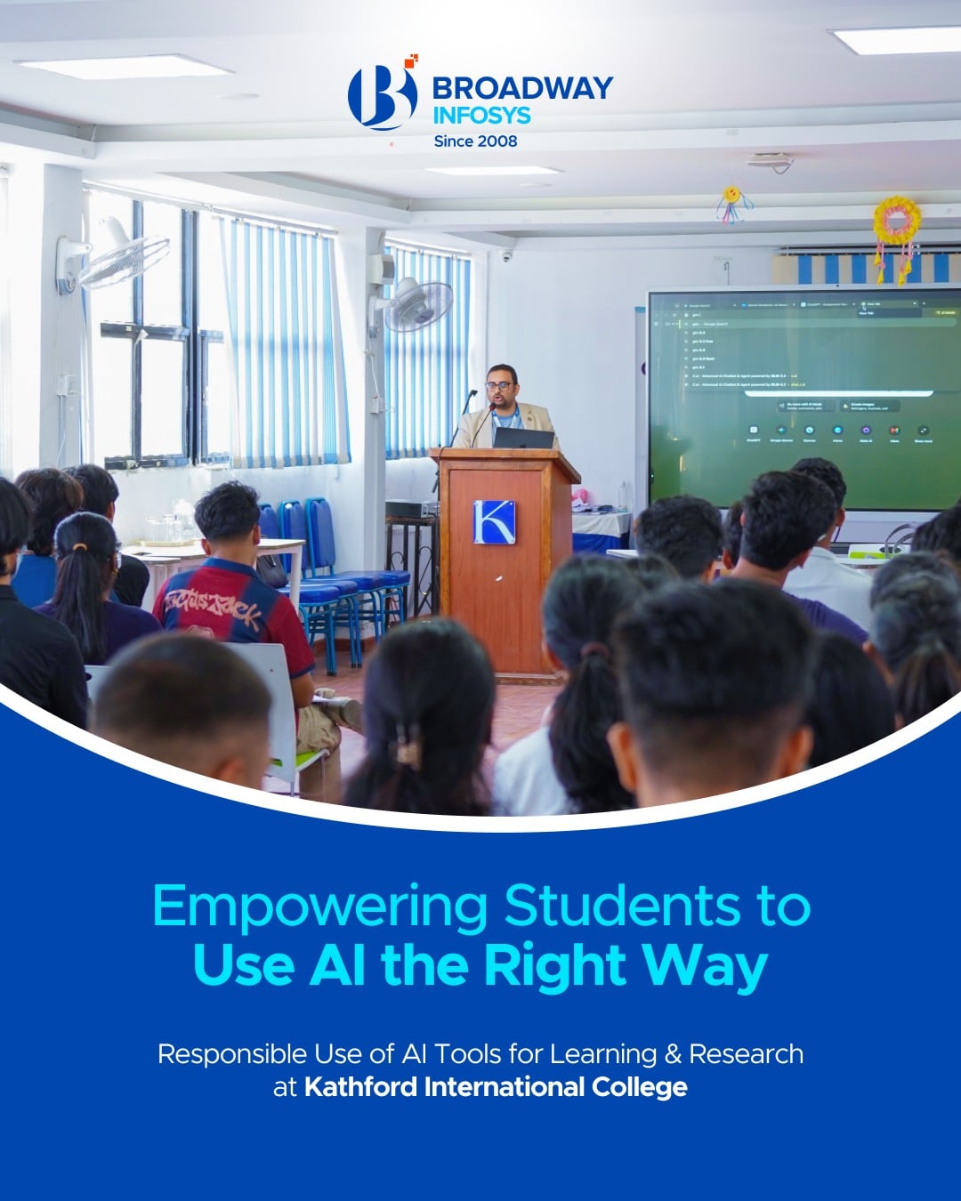 Broadway Infosys Collaborates with Kathford International College for Kathfest 2026