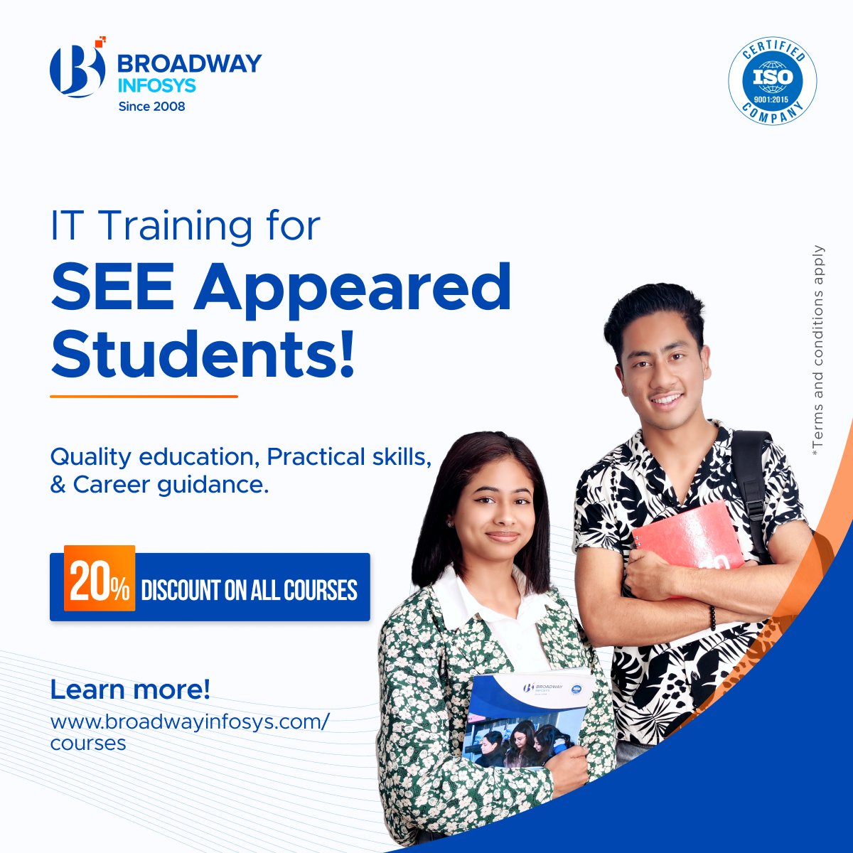 Offer for SEE Appeared Students - 20% Off