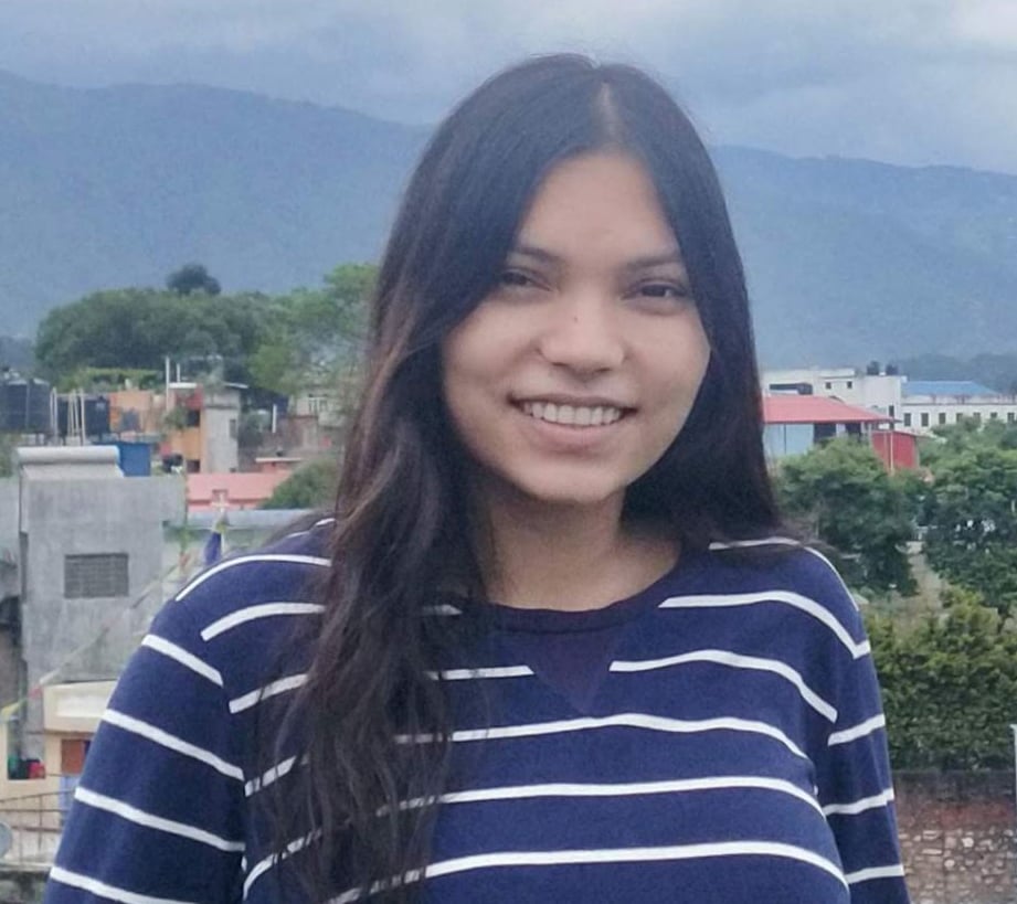 Successful student from Broadway Infosys Miss. Sita Karki