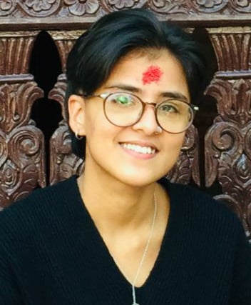 Successful student from Broadway Infosys Ms. ⁨Asmita Kshetri