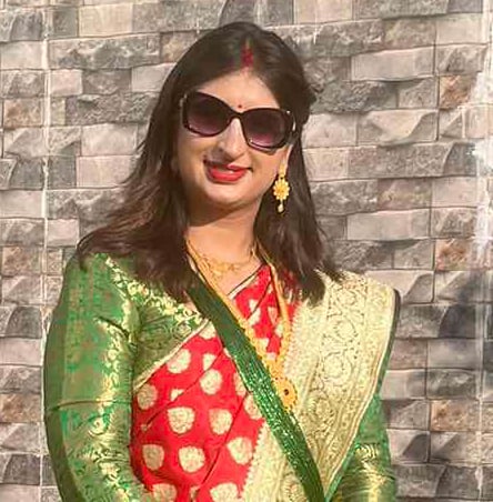 Successful student from Broadway Infosys Mrs. ⁨Ashmita Pathak