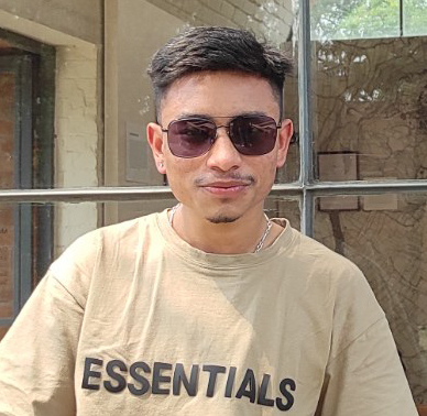 Successful student from Broadway Infosys Mr. ⁨Nishan Sakha