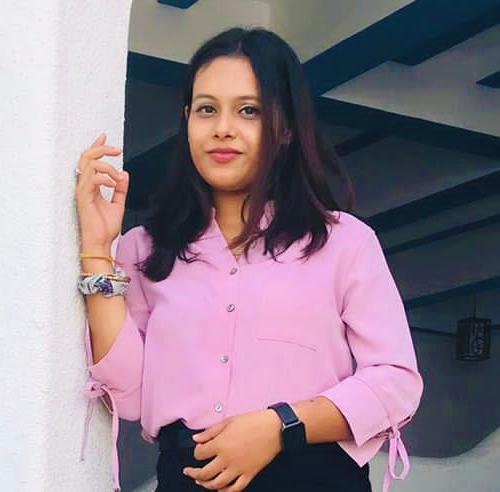 Successful student from Broadway Infosys Ms. Prashansha Luitel