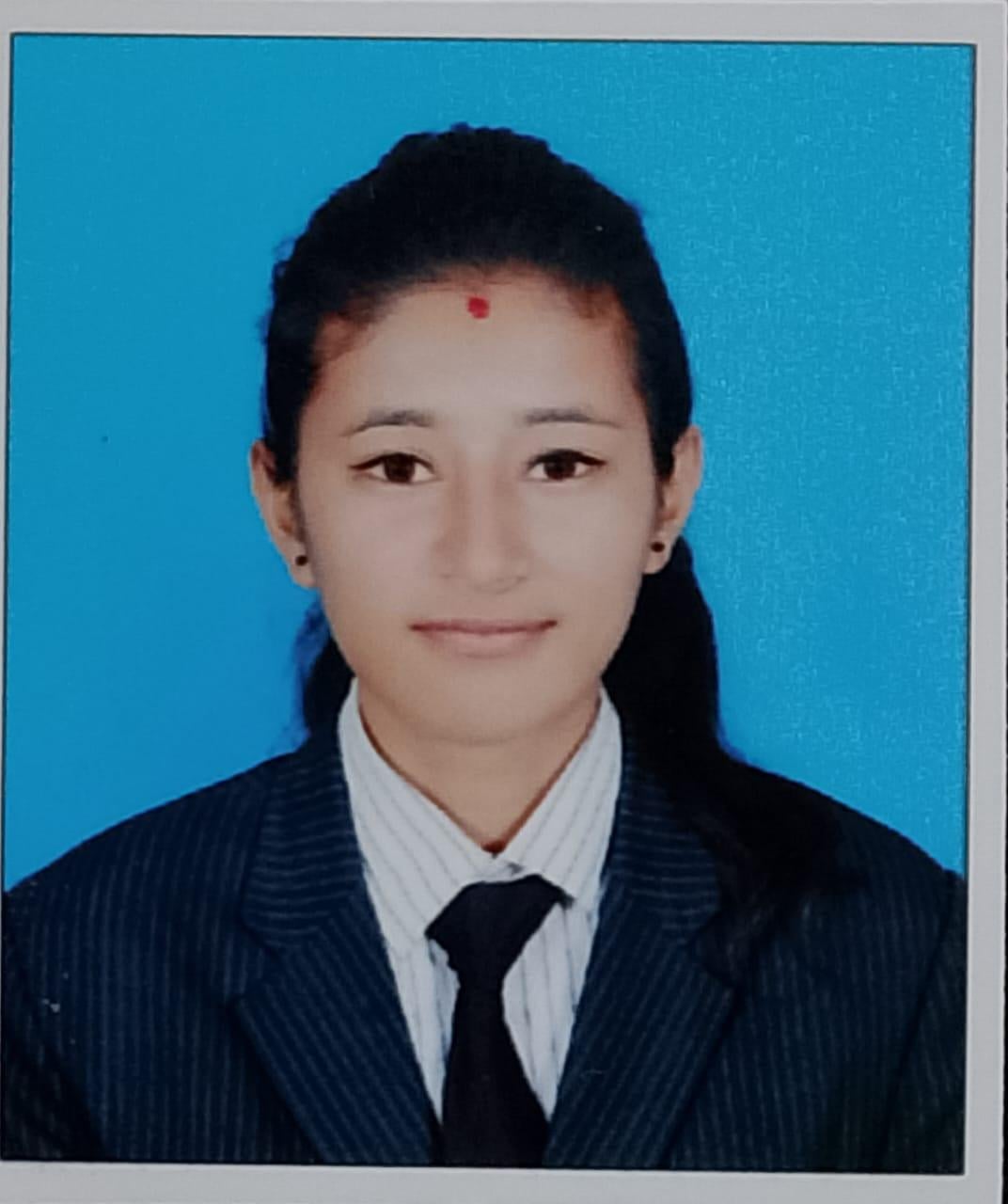 Successful student from Broadway Infosys Ms. Shreejana Mahat