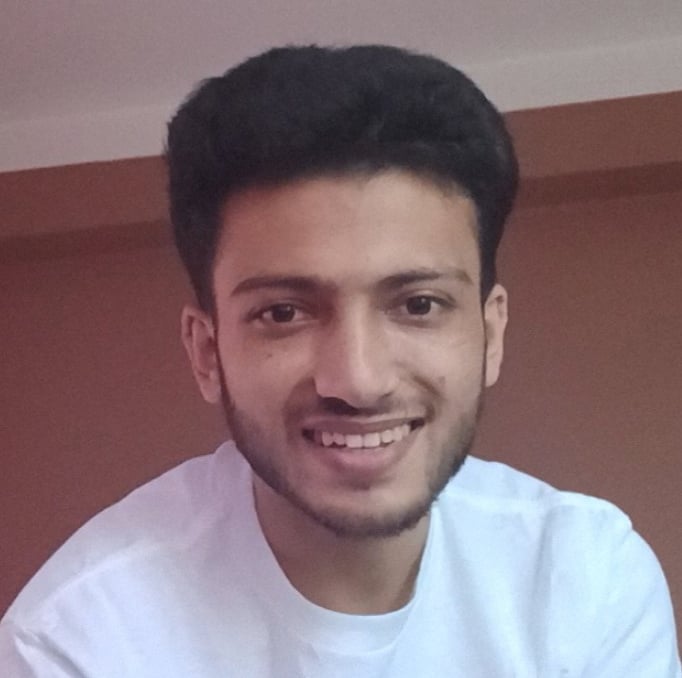Successful student from Broadway Infosys Mr. ⁨Dipesh Awasthi