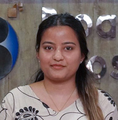 Successful student from Broadway Infosys Ms. Ashma Dhakal